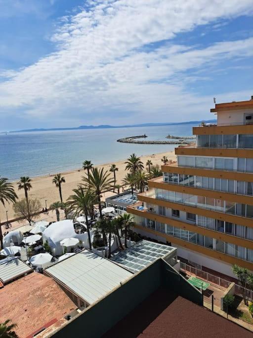 Holiday Center Apartamento Vistas Mar, Acceso Directo Playa Y Piscina Roses Exterior foto